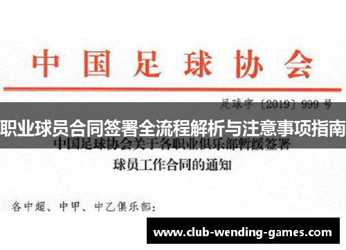 职业球员合同签署全流程解析与注意事项指南